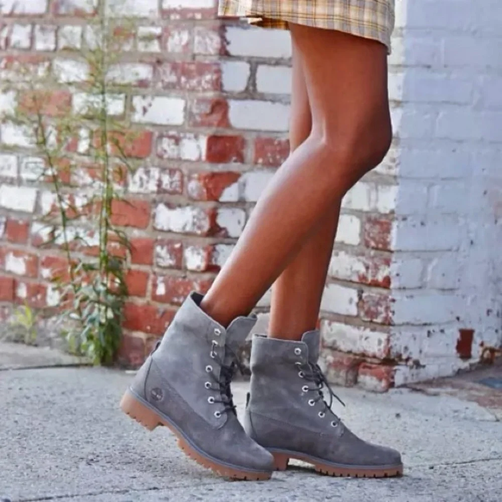 TIMBERLAND Classic Unisex Grey Waterproof‎ Boots